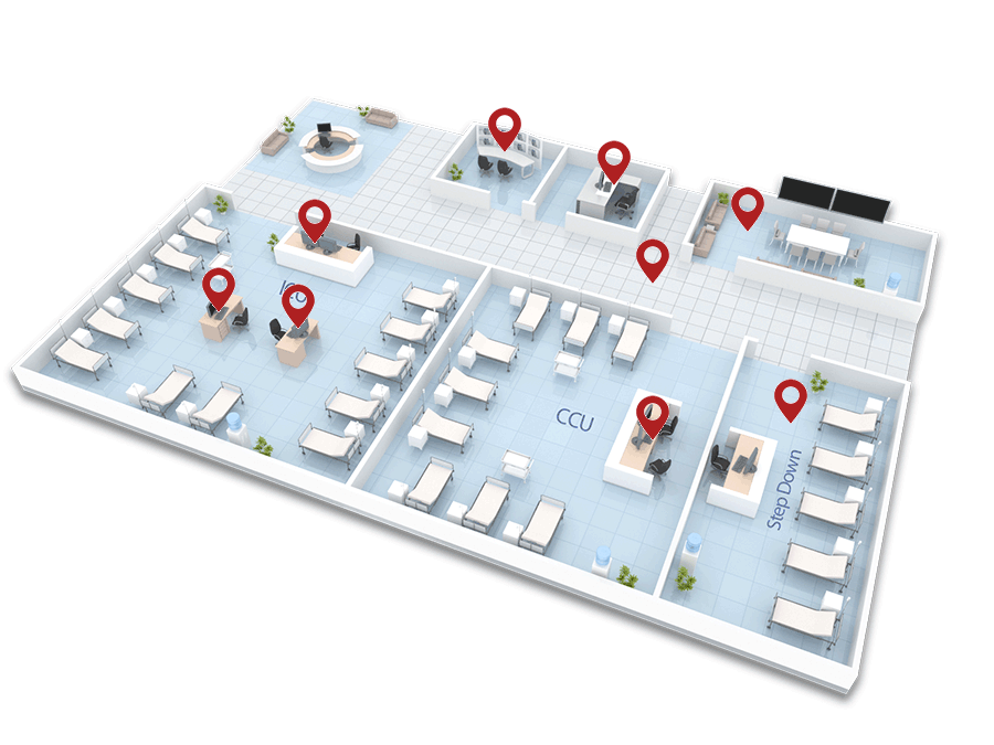 map hospital
